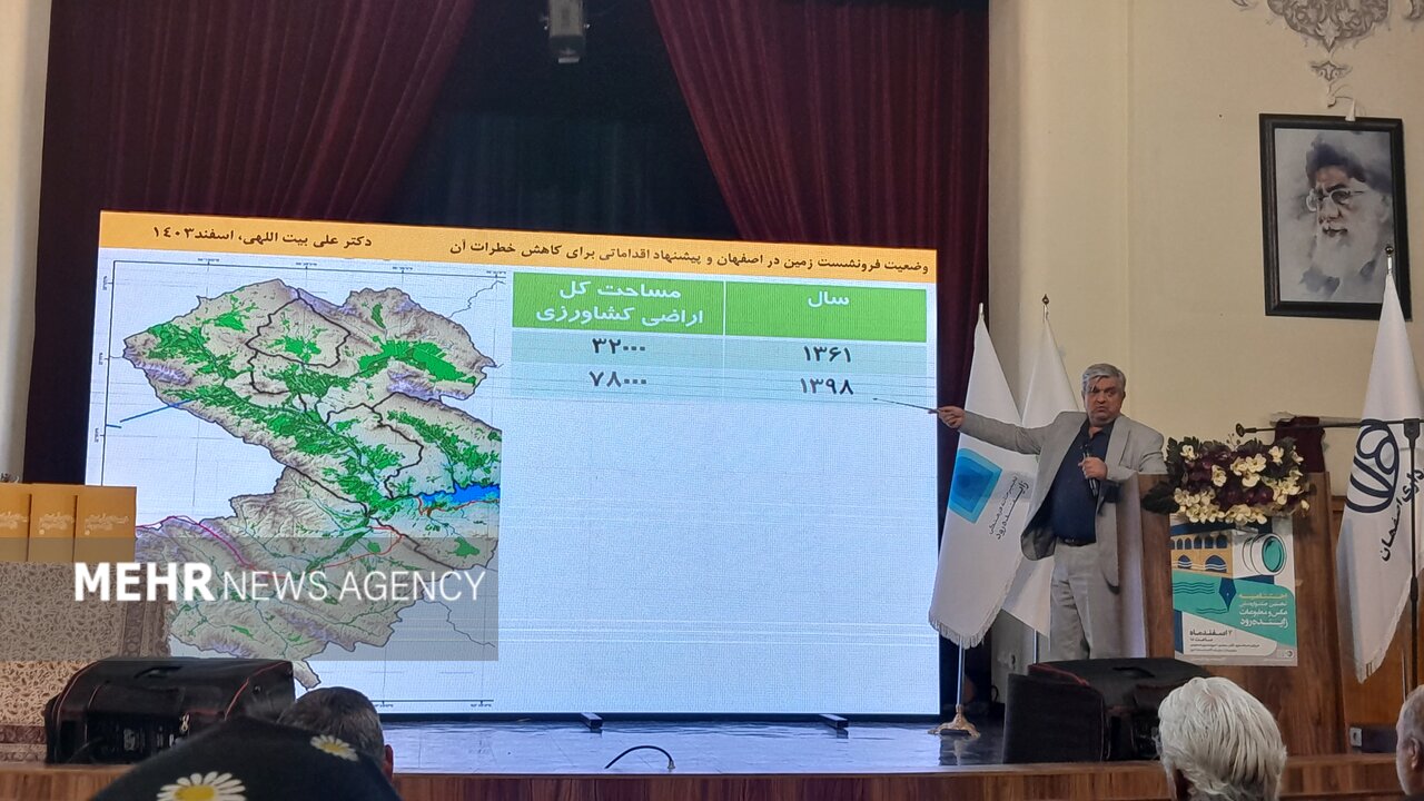 بیت‌اللهی: کنترل فرونشست اصفهان نیازمند همبستگی ملی است