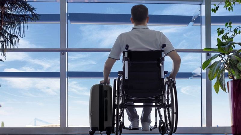 خدمات ویلچر هواپیما Airport Wheelchair Assistance