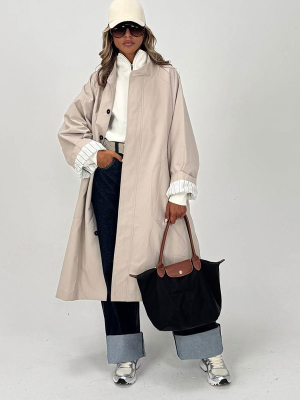 خرید بارانی زنانه | کلاه دار و کلاسیک برای روزهای بارانی